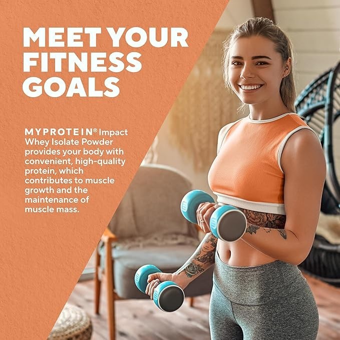 MyProtein Impact Whey Protein Powder 1.71lb High Protein Drink Mix