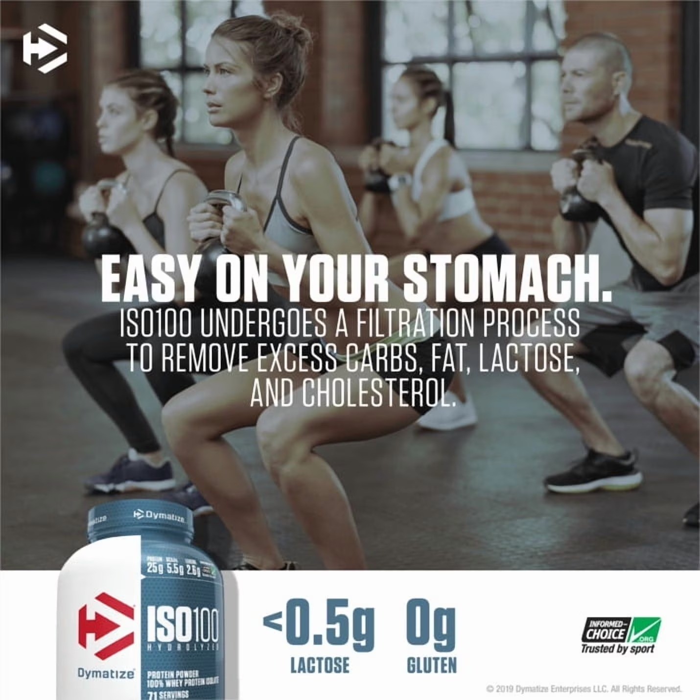 Dymatize ISO100 Whey Protein Powder Isolate, Gourmet Vanilla, 25g of Protein