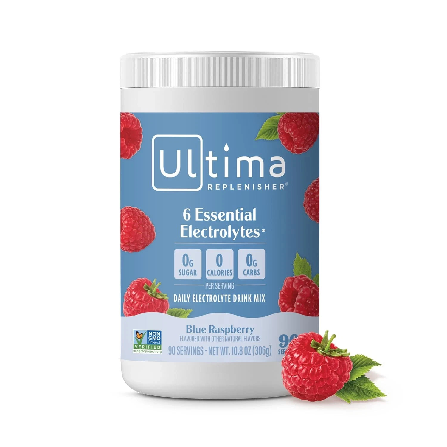 Ultima Replenisher Daily Electrolyte Powder Drink Mix – Sugar Free – Blue Ras…