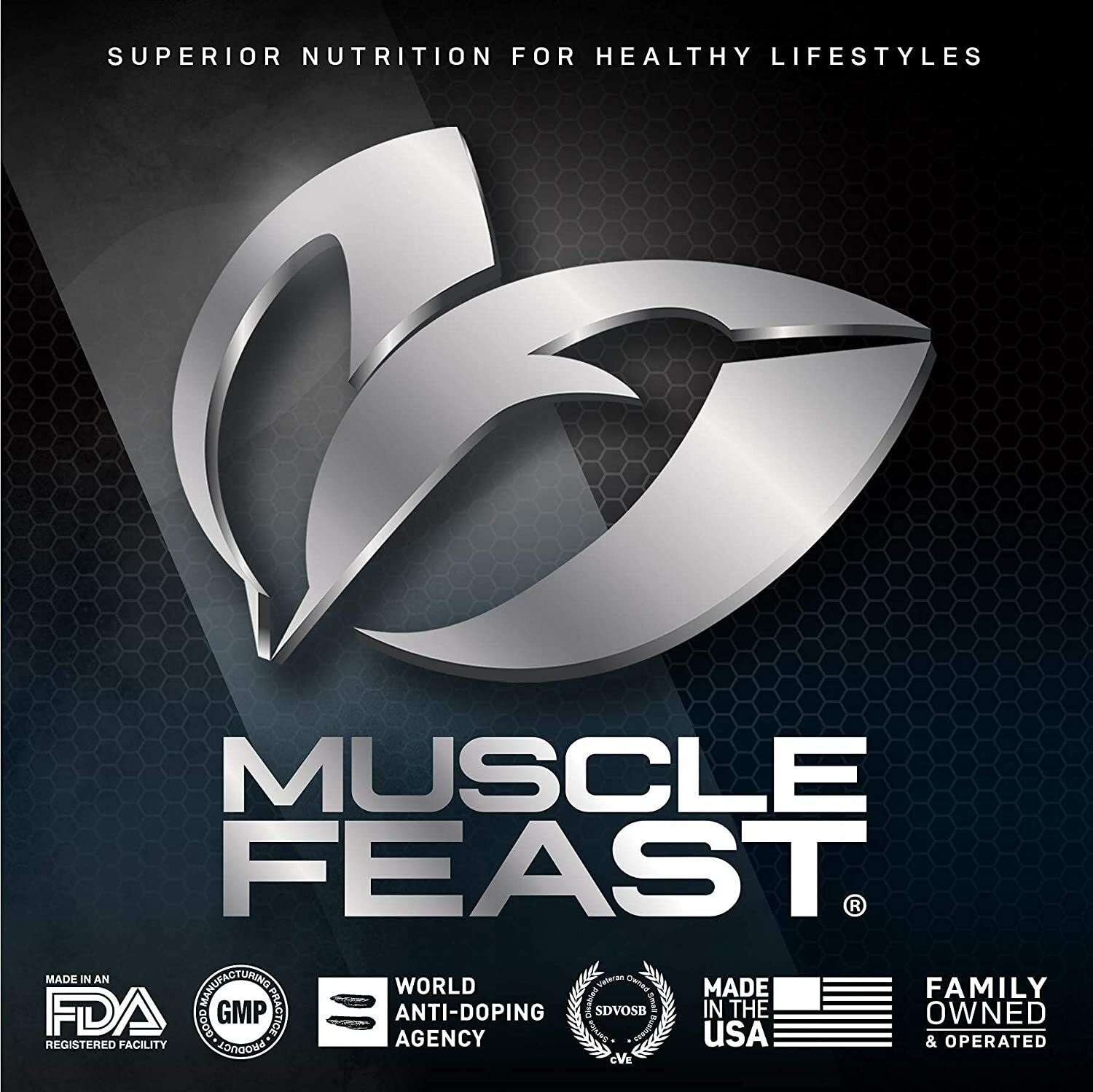 Muscle Feast Creapure Creatine Monohydrate Powder, Keto Gluten-Free, 300G