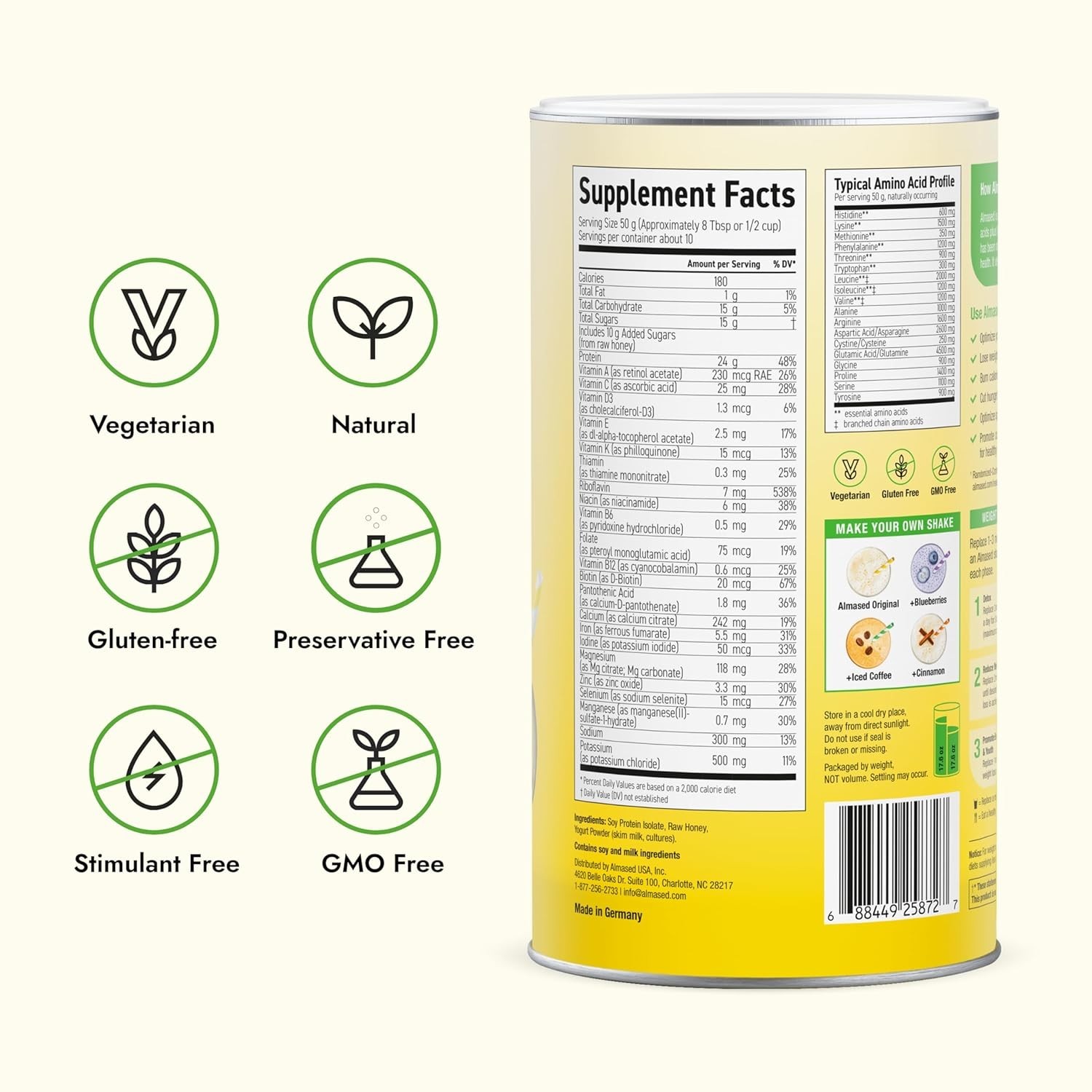 Double Pack of Multi-Protein Powder 17.6 oz – Supports Healthy Metabolism
