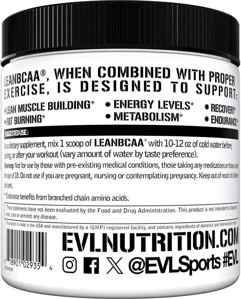 Weight Management BCAA Powder – Stimulant-Free with 2:1:1 Ratio, 30 Servings