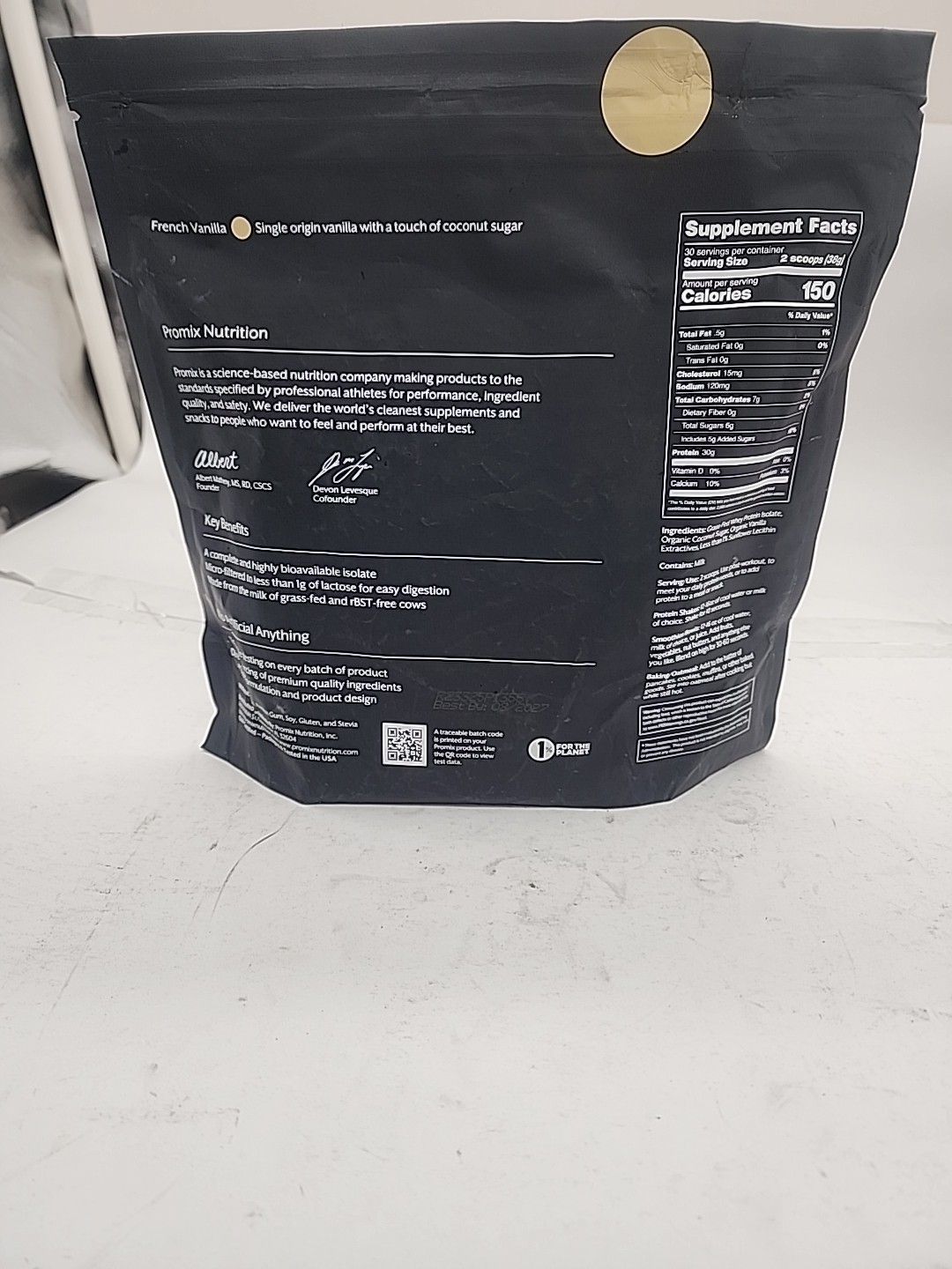 ProMix Nutrition Whey Protein Isolate Powder, Vanilla – Grass-Fed – ­Post Wor…