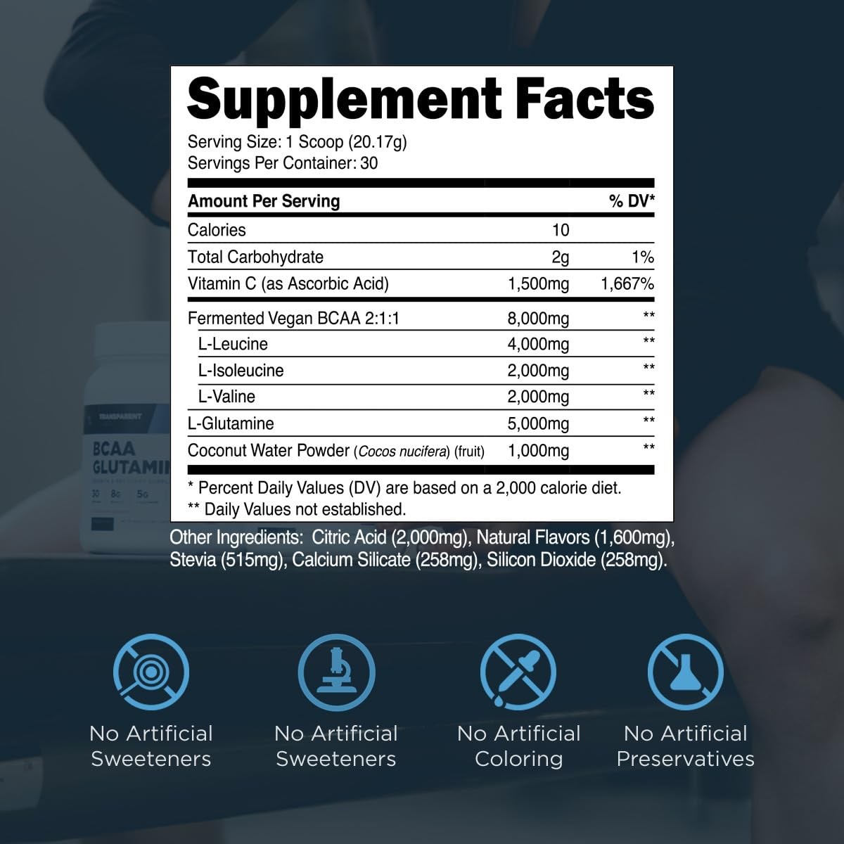 Transparent Labs Bulk Pre-Workout (30 Servings, Tropical Punch) & BCAA…