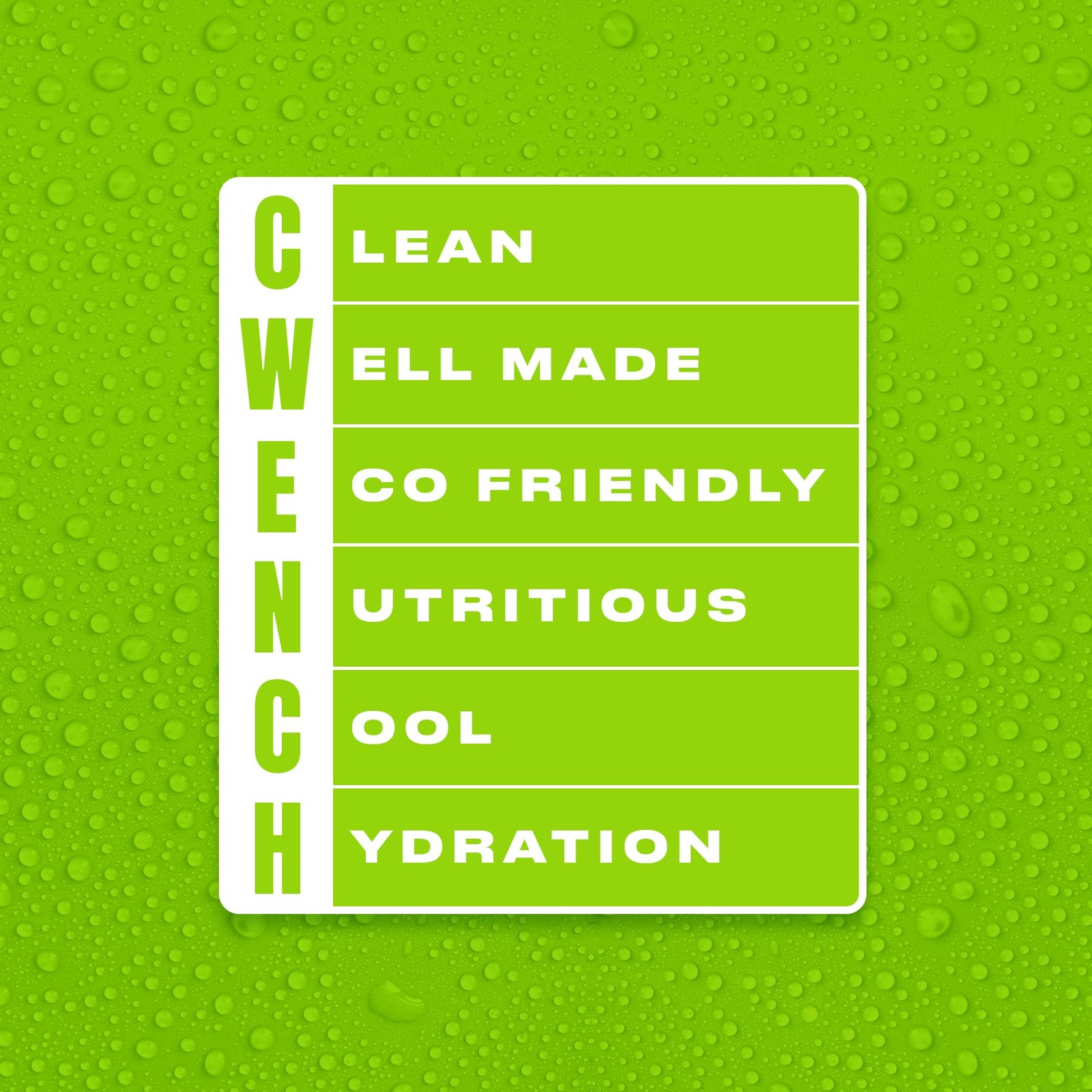 CWENCH HYDRATION cherry lime 12pk 16.9oz