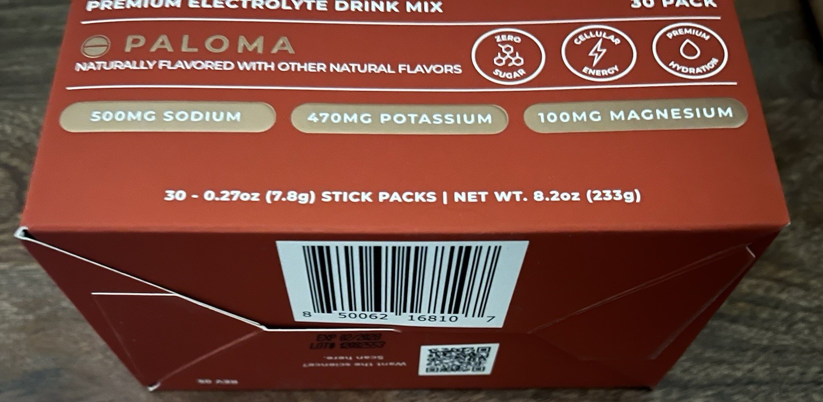 Instant Hydration Paloma 30 Stick Pack NEW Sealed Box