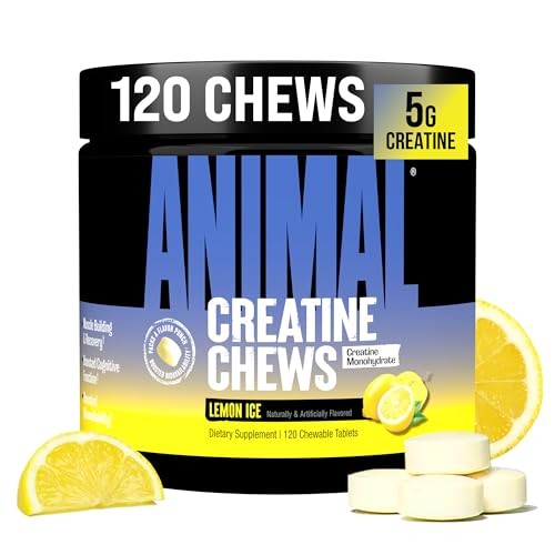 Creatine Monohydrate Chews 5g 120 Tablets Strength Power