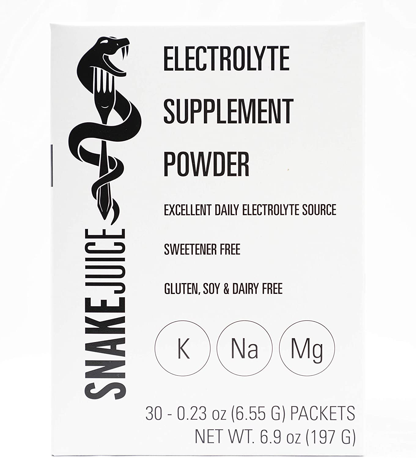 SNAKE Juice Keto Diet Electrolyte Powder, Unflavored, Fasting-Focused Supplem…