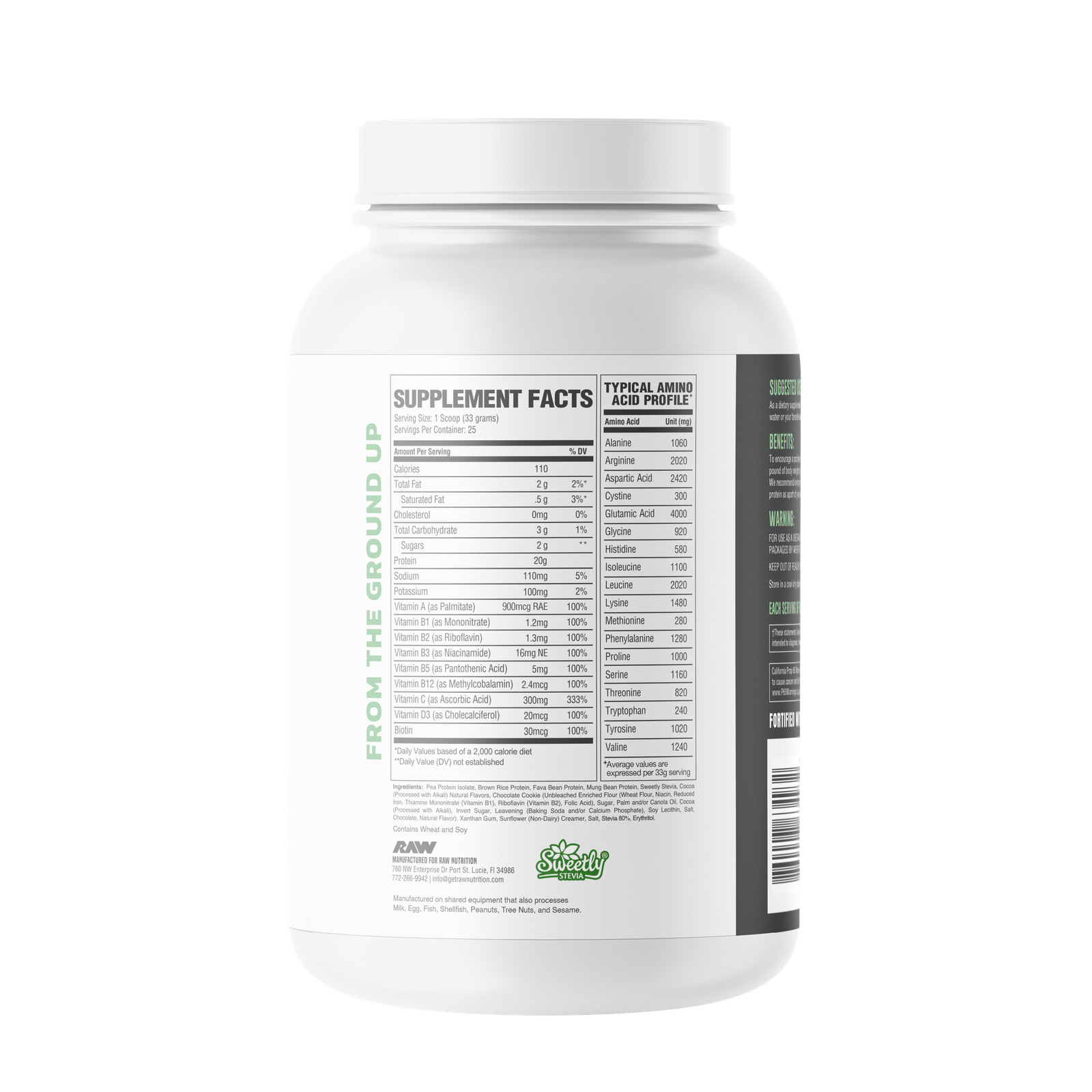 Vegan Protein – Cookies & Cream (25 Servings)