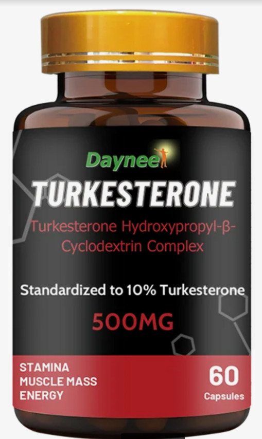 Turkesterone 500mg Complex/Ajuga Turkestanica 10% Standardized 60 CAPSULES,USA