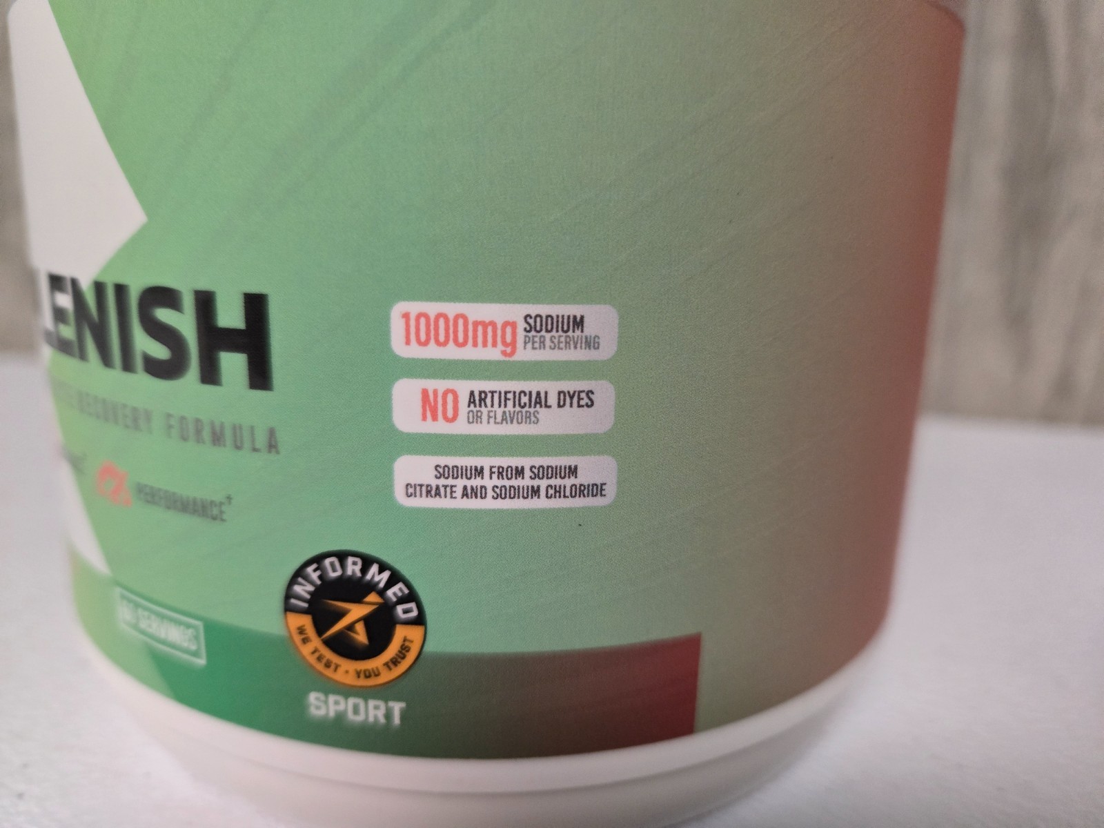 RAW Endurance Replenish Electrolyte Recovery Watermelon Mojito 60 Servings 07/26