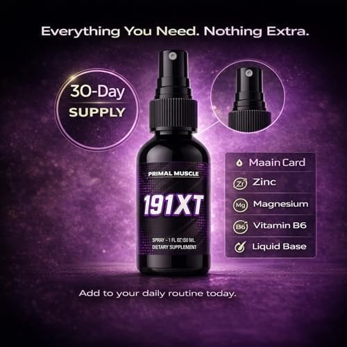 Primal Muscle 191Xt Recovery Spray | 191Xt Primal Muscle Spray, a Plant-Based an