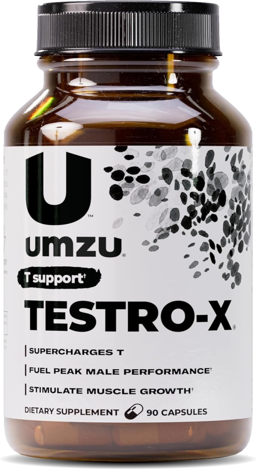 UMZU Testro-X Men’s Supplement – 90 Capsules – Boosts Energy & Muscle Recovery