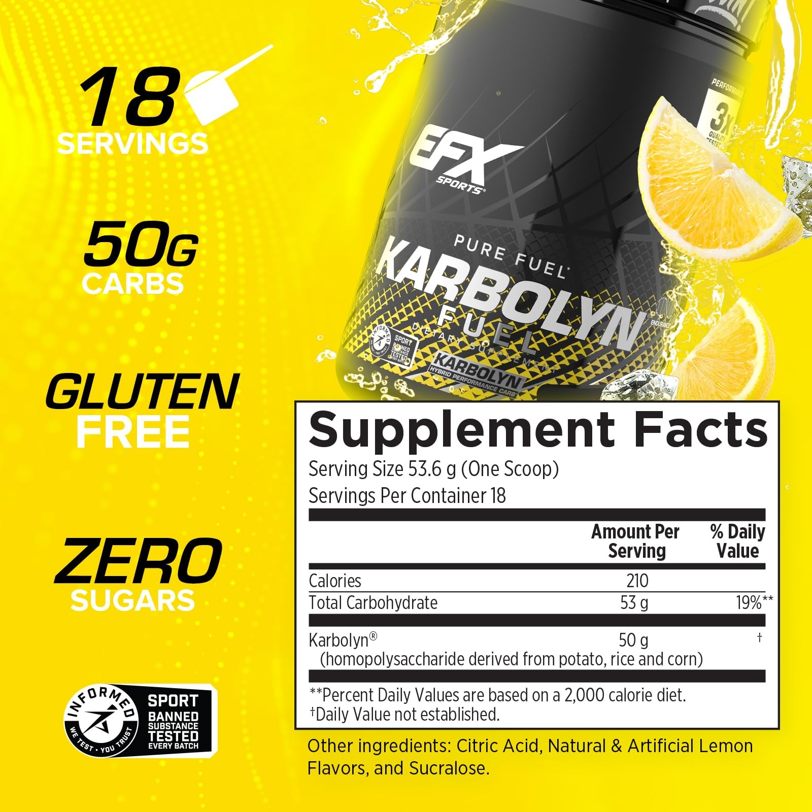 Karbolyn Fuel | Fast-Absorbing Carbohydrate Powder | Carb Load, Sustained Ene…