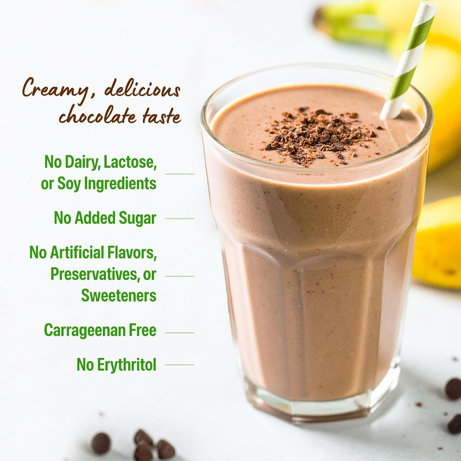 Orgain Organic Vegan Protein Powder 21g Creamy Chocolate Fudge 2.03 lb