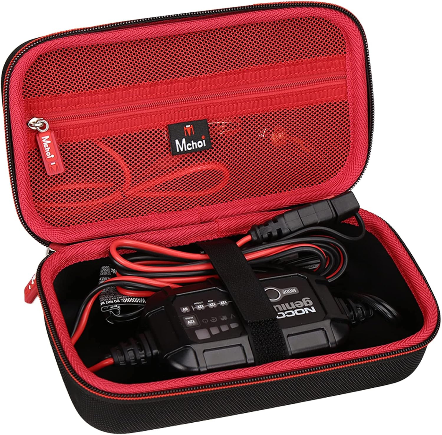 Mchoi Hard Travel Case for NOCO GENIUS5 Battery Charger – Protective EVA Storage