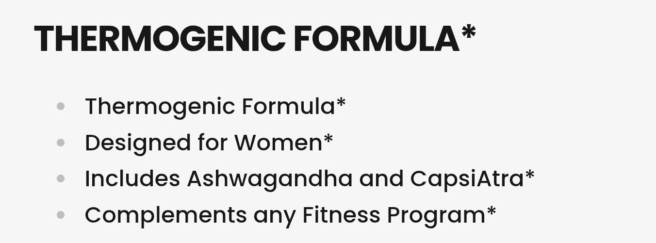 MuscleSport FEMMEBURN HER SERIESThermo Fat Burner 90 Caps(30 Serv) BEST BY 10/26