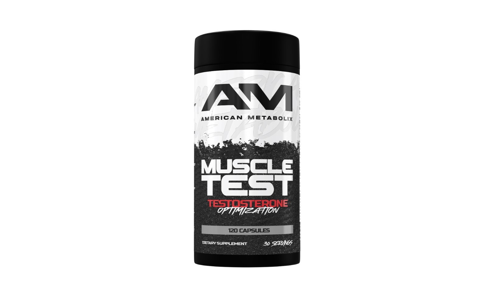 American Metabolix MuscleTest Muscle Test Testosterone Booster 120 Capsules NEW!