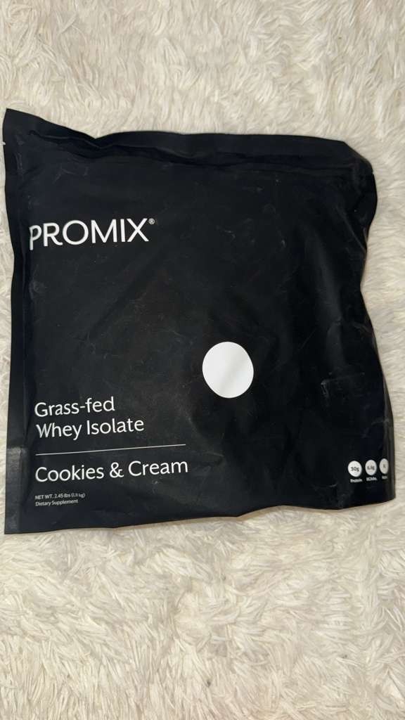 PROMIX Grass Fed Whey Isolate Cookies & Cream Protein Powder 2.45lb