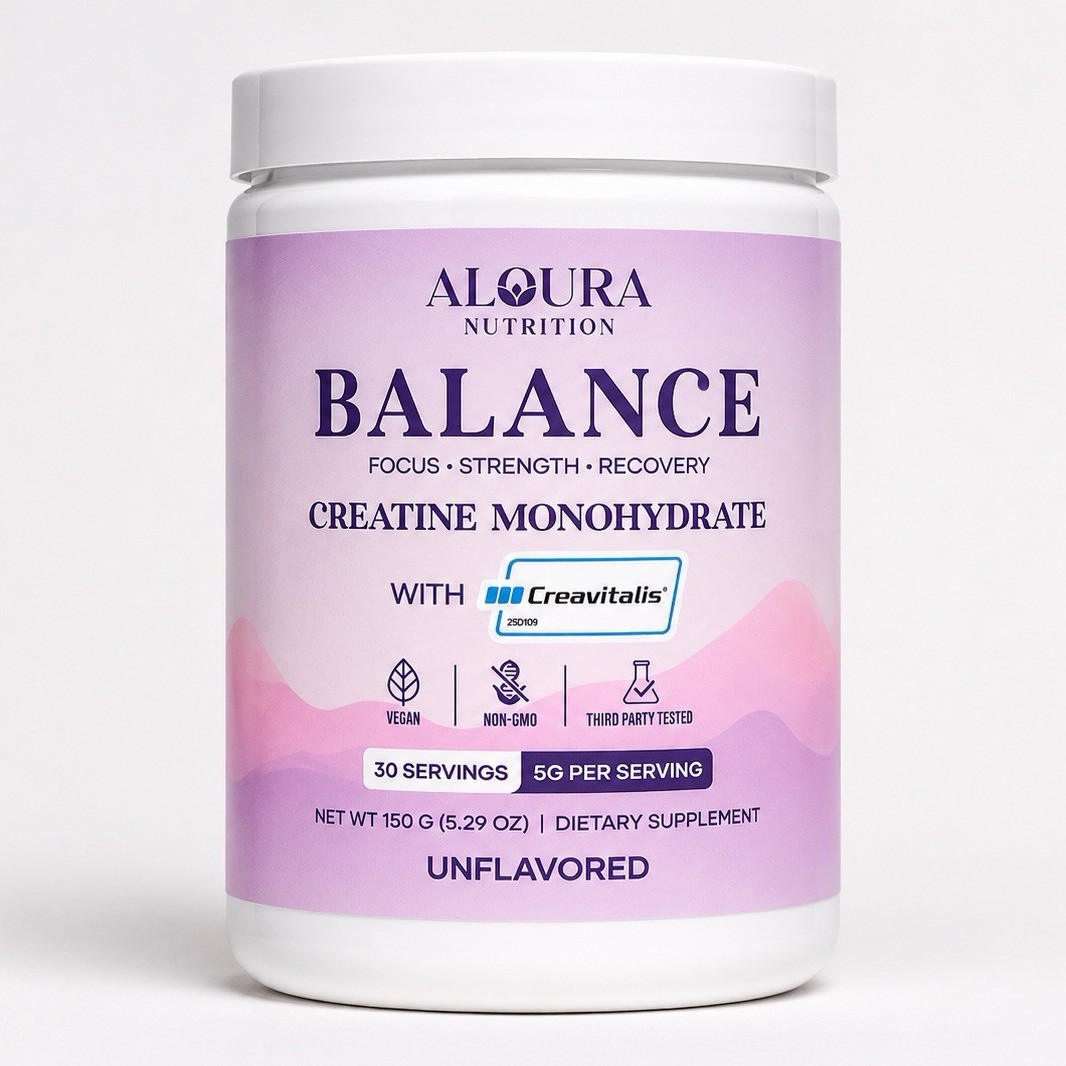 Aloura Nutrition Balance Creatine Monohydrate Unflavored 5.29 oz
