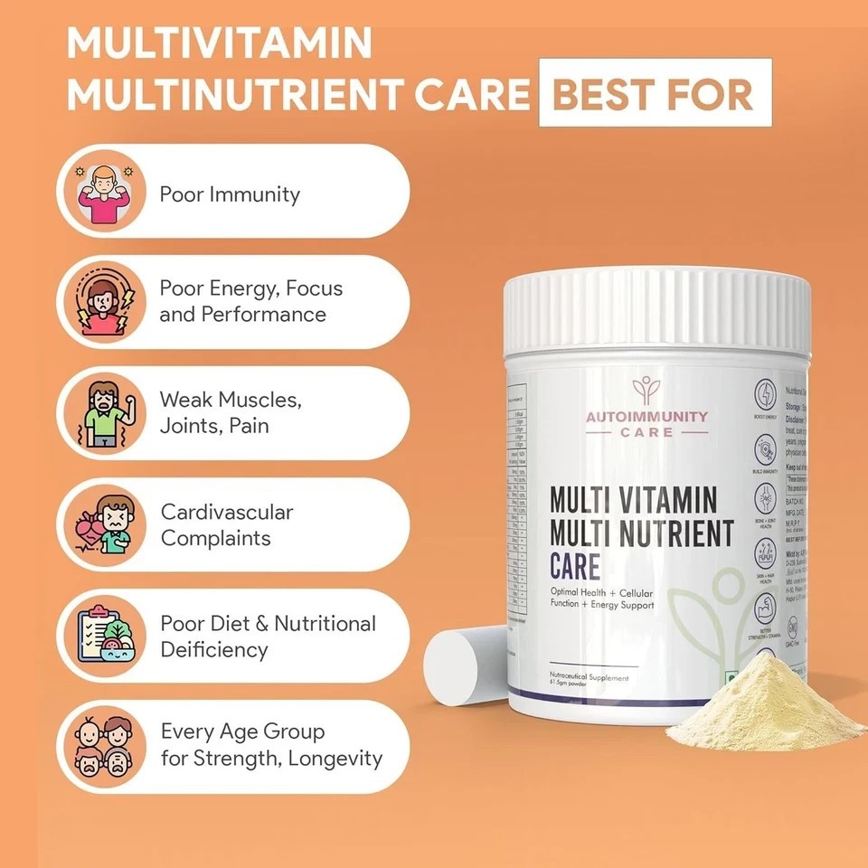 Autoimmunity care Multi-Vitamin Multi Nutrient Care – Daily Multivitamin (61.5g)
