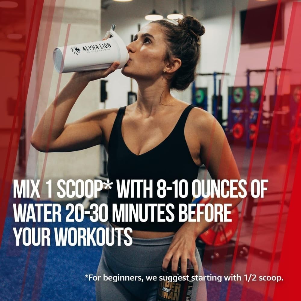 Pre Workout Powder – Long-Lasting Energy, Pump & Focus – Lion’s Blood