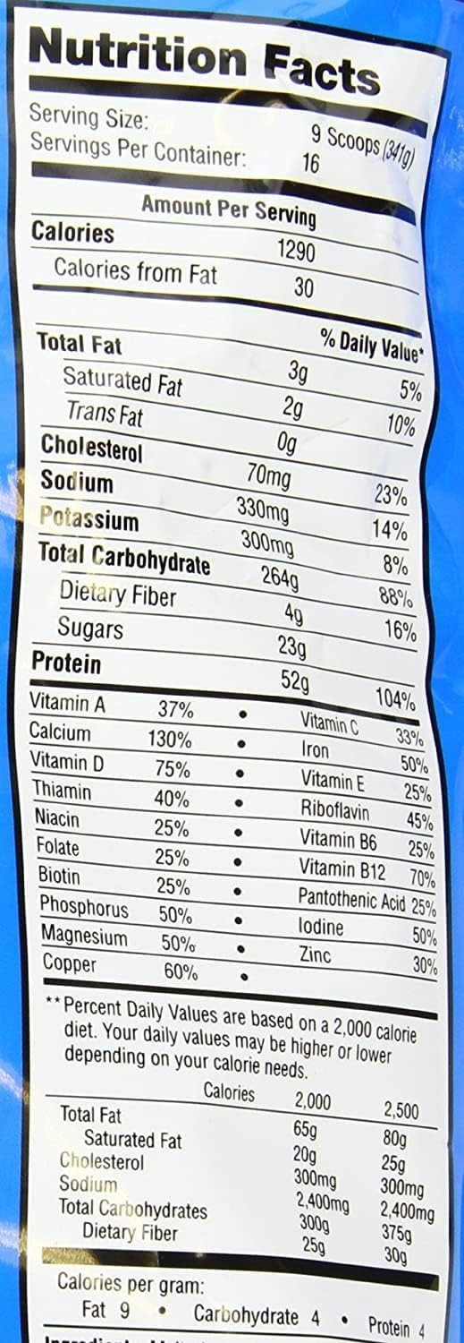 Labrada Muscle Mass Weight Gainer w/ Creatine 1930 Calories 12lb 3 Flavors New