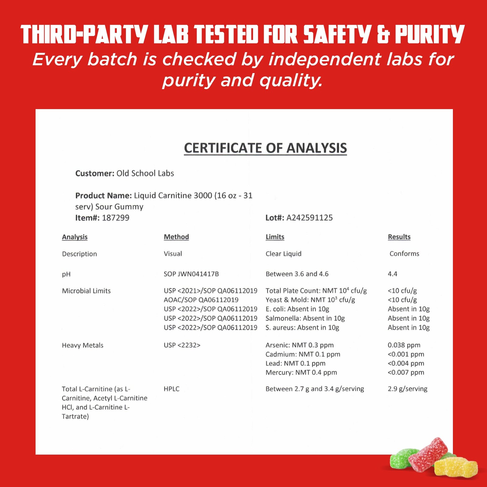 Old School Labs Liquid L-Carnitine 3000 Plus Advanced 4-In-1 Formula Acetyl