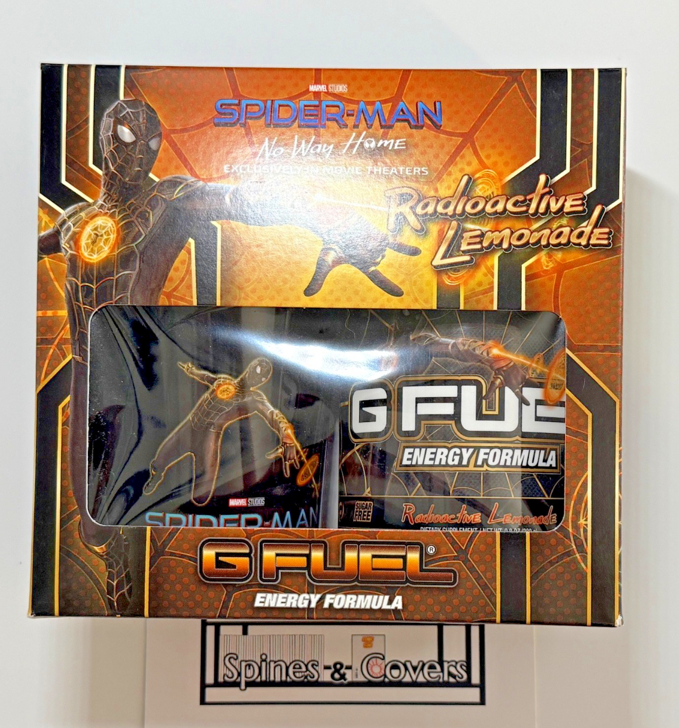 Gfuel Spider-Man Radioactive lemonade black and yellow collectors box set