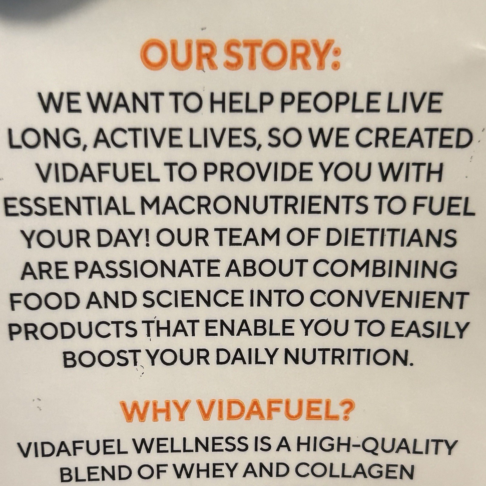 Vidafuel Wellness Protein Drink Citrus Burst 32 oz ~ 16 Servings Carton Exp:1/27