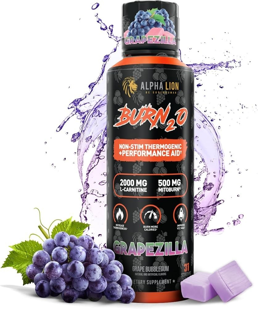 Alpha Lion Burn 2.0 Grapezilla Non-Stim Thermogenic 31 Servings NEW Sealed
