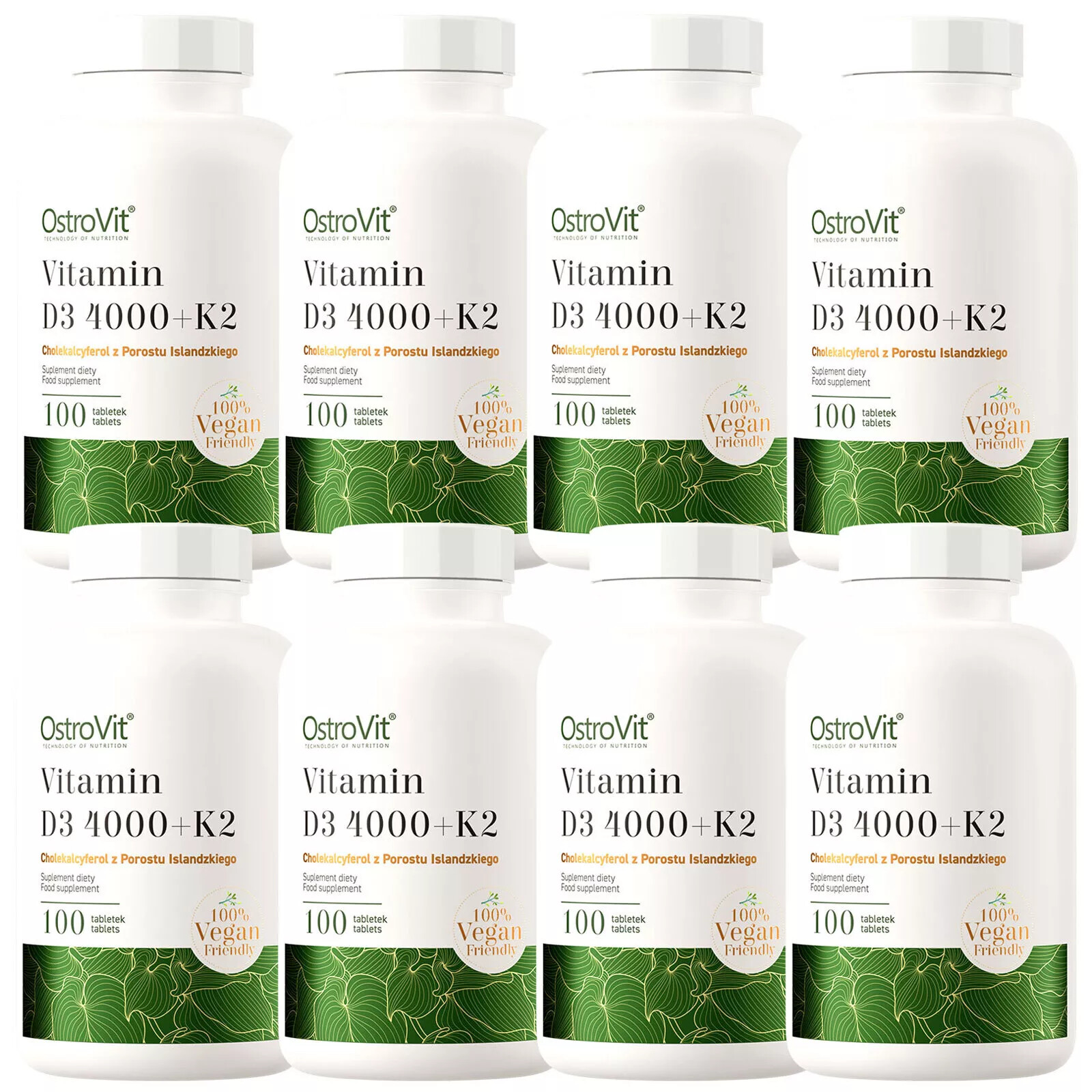 VITAMIN D3 4000+K2 – 100-800 T. – supports the immune system and muscle function