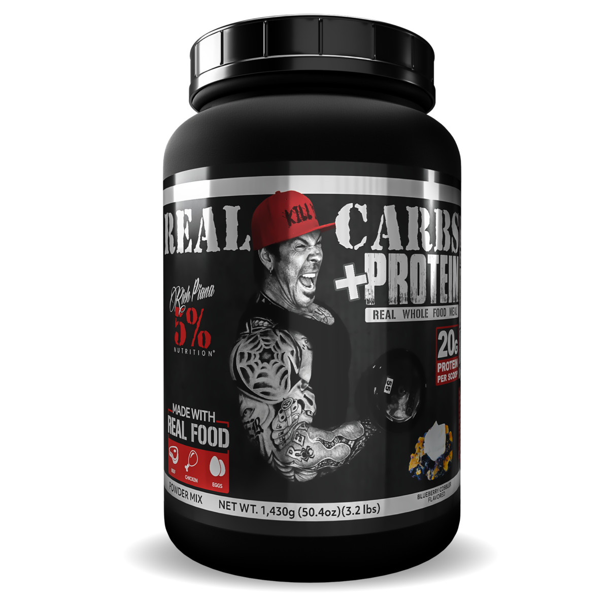 5% Nutrition REAL CARBS + PROTEIN Meal Replacement Food, 22 Servings PICK FLAVOR