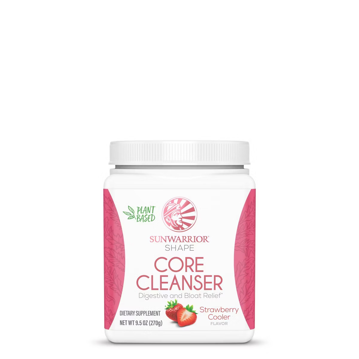 Sunwarrior Shape Core Cleanser Strawberry Cooler, 270 Grams