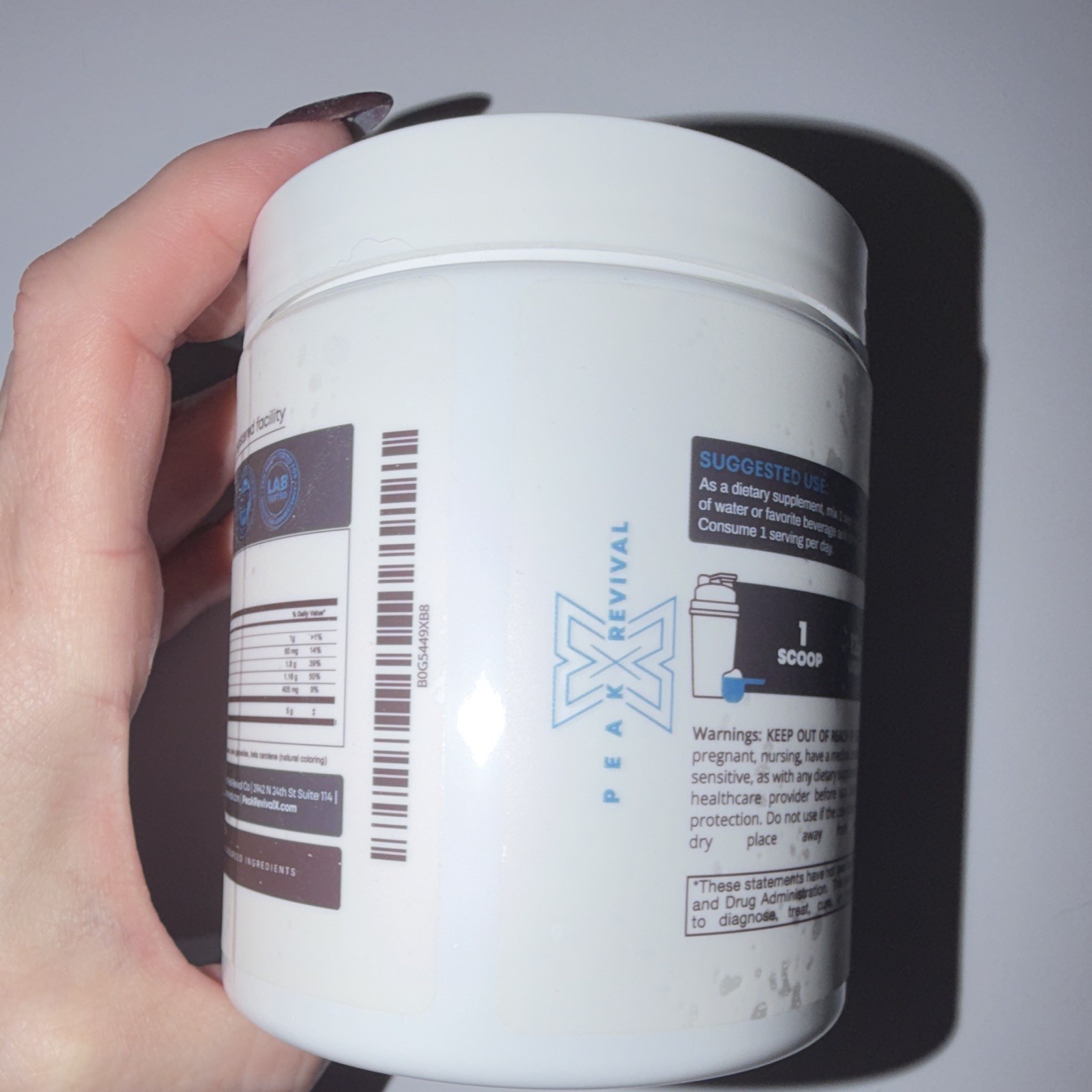Creatine + Electrolytes Icy Blue Raspberry 324g Exp12/2028