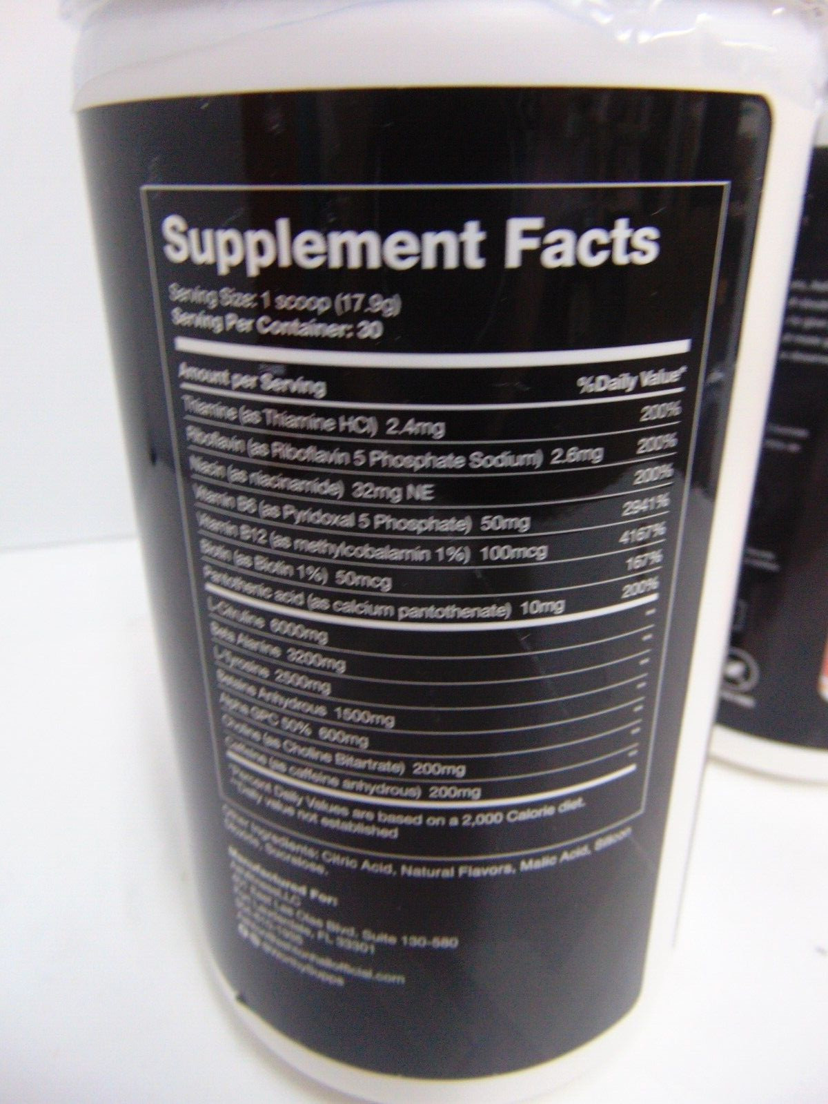 (2) Peak Performance Best Pre Workout Powder Energizing Blend 1.18 lb each
