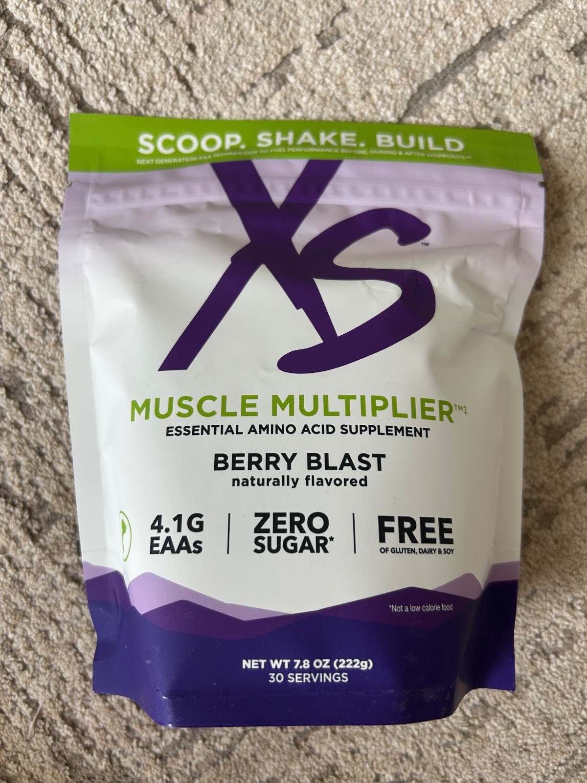 XS Berry Blast Muscle Multiplier EAA Supplement, Expires 05/2026