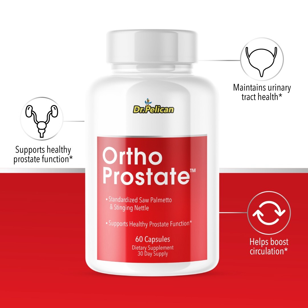 Ortho Prostate- Prostate Support- 4 Bottles- 240 Capsules