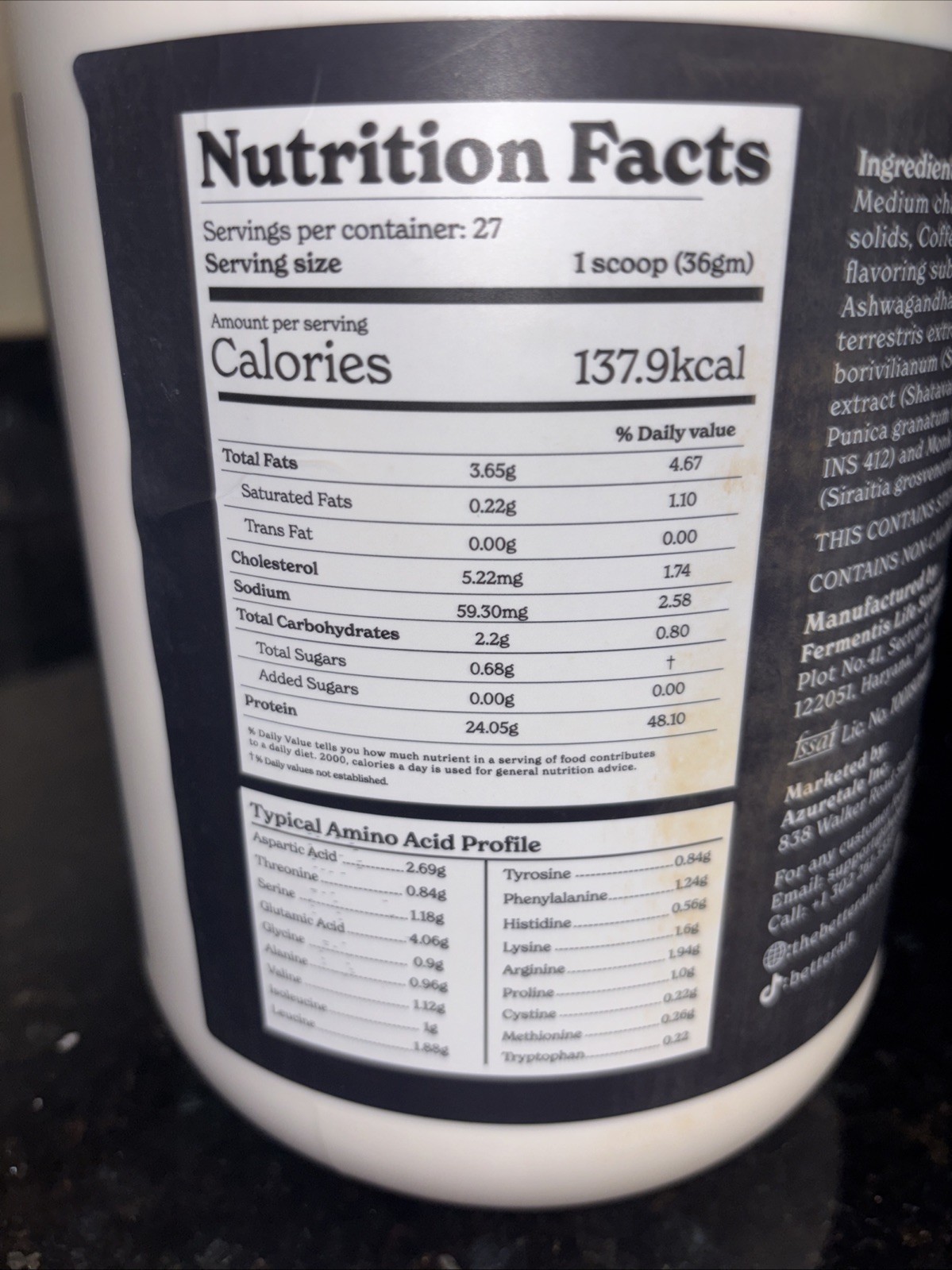 BetterAlt Muscle Pro Plant Protein Iced Coffee Flavor, 35.2oz