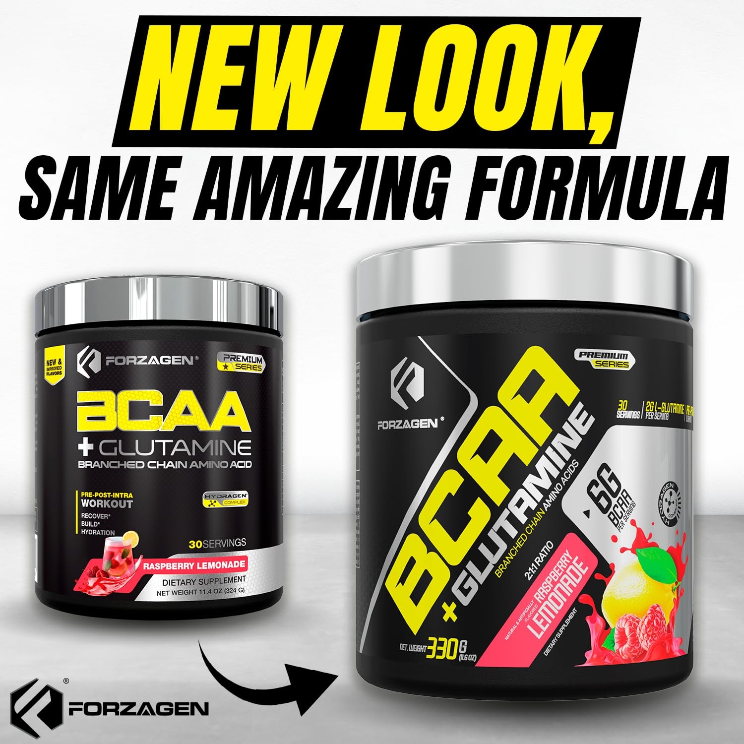 Forzagen BCAAS Amino Acids Powder with Glutamine BCAA Powder, Branched Chain …