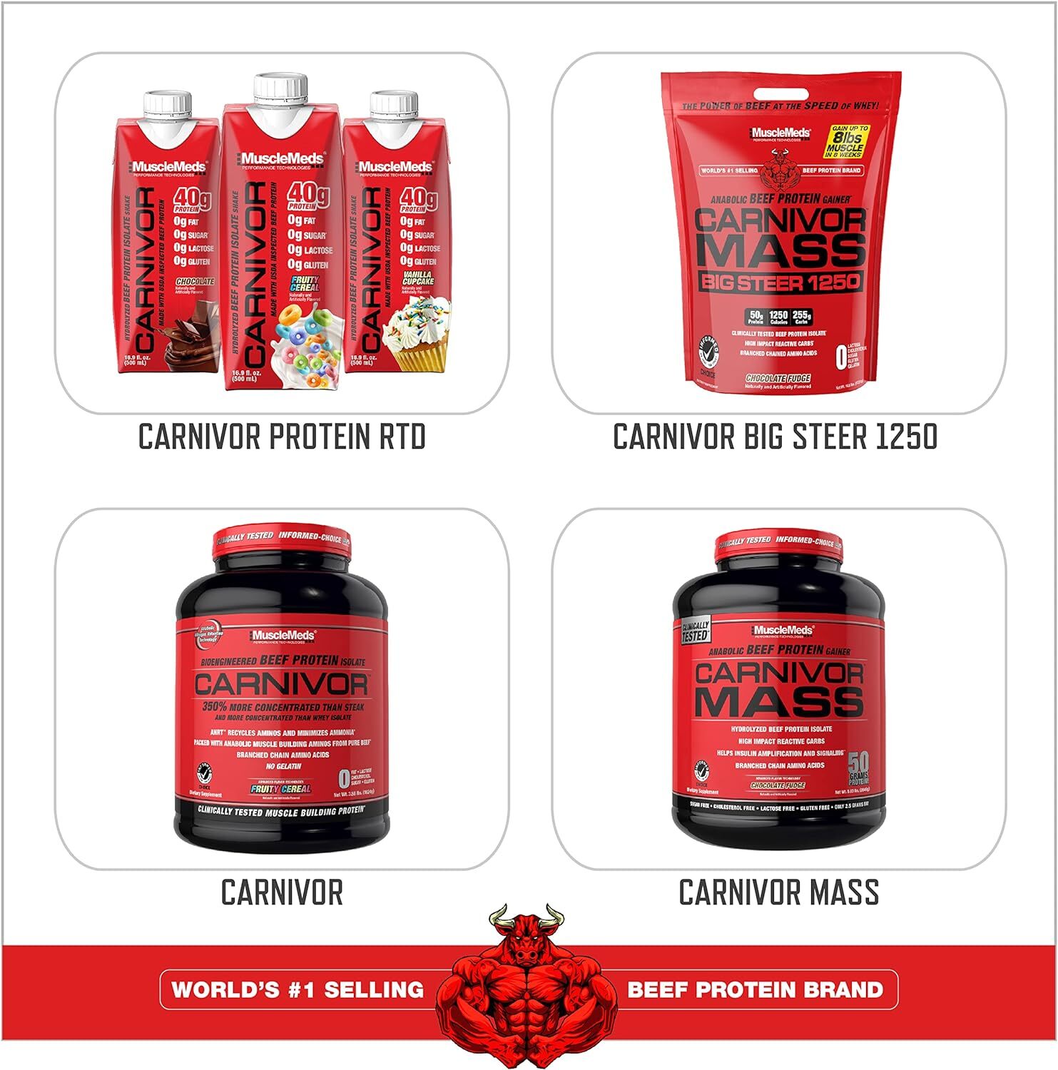 MuscleMeds Carnivor Shred Fat Burning Hydrolized Beef Protein Isolate, 0
