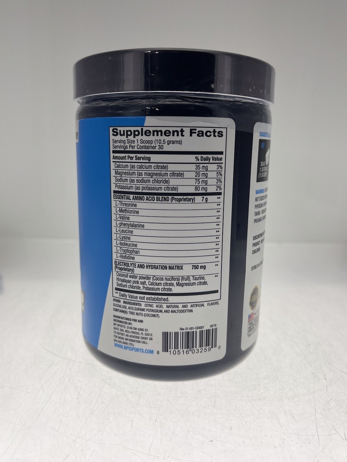 BPI Sports Clinical Essentials Aminos, Sour Candy, 30 Servings, 11.11Oz 09/2023