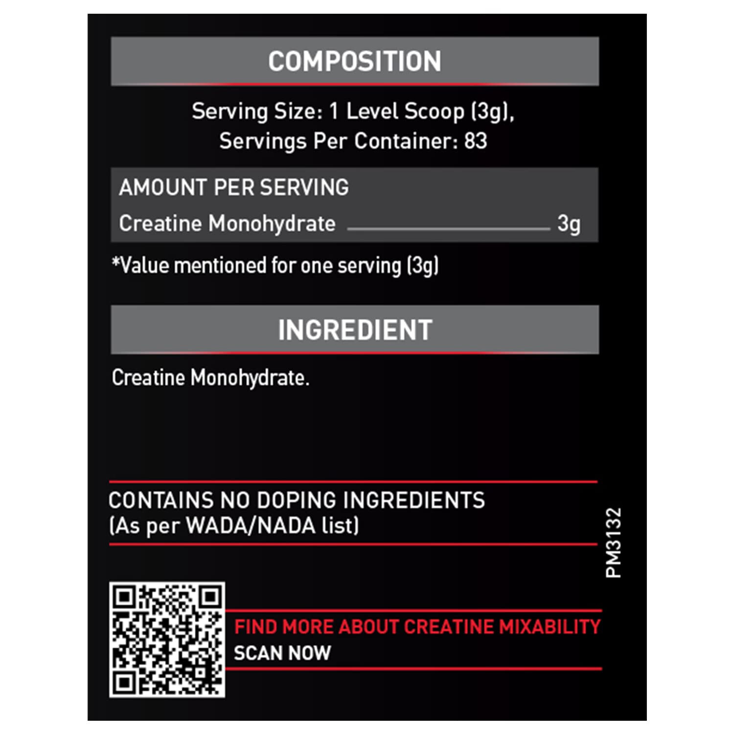 MuscleBlaze Creatine Monohydrate, Labdoor USA Certified Creatine 250gm