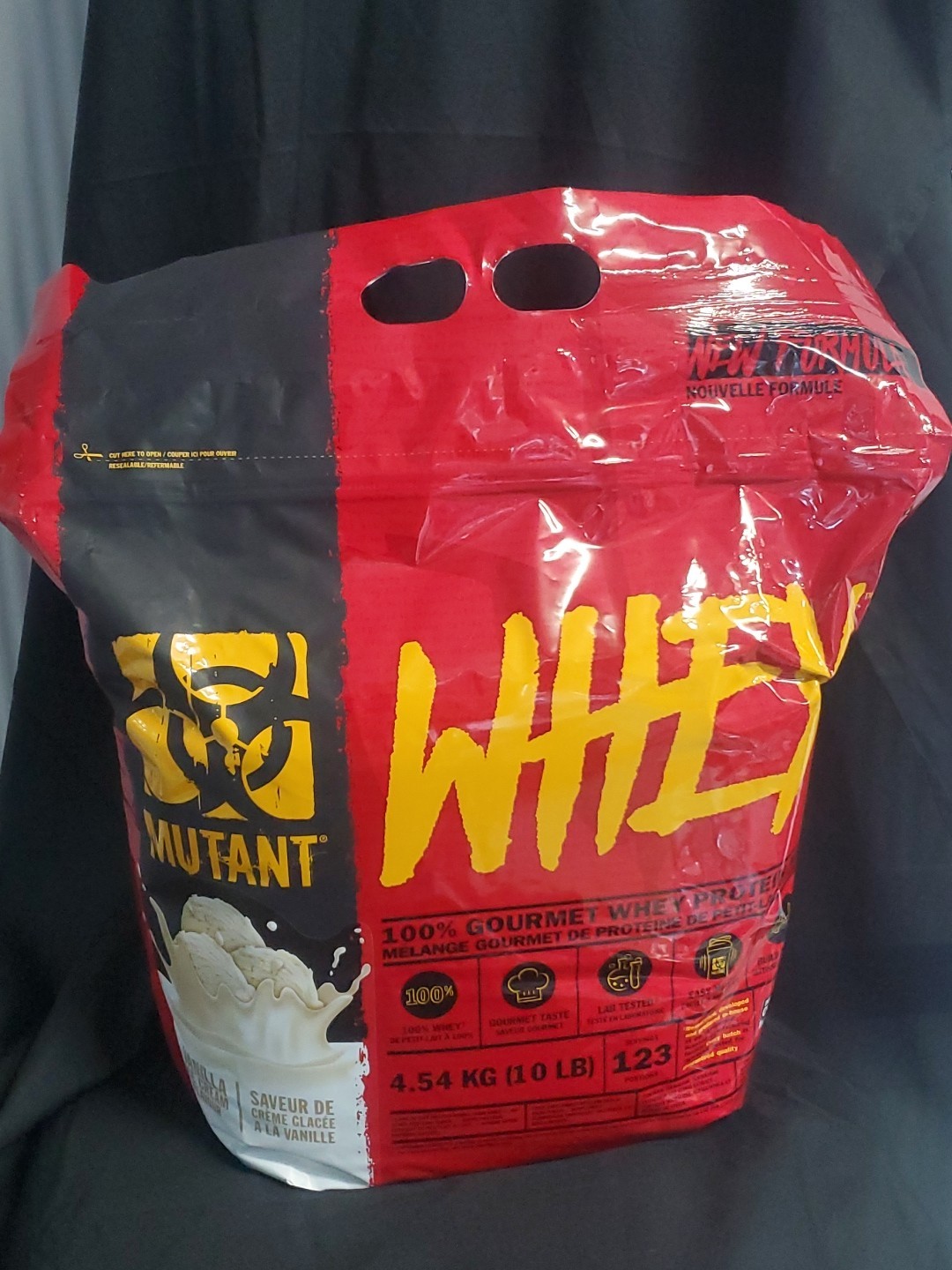 MUTANT WHEY 100% Gourmet Whey Protein Mix Vanilla Ice Crean 10Lb Exp.09/2026