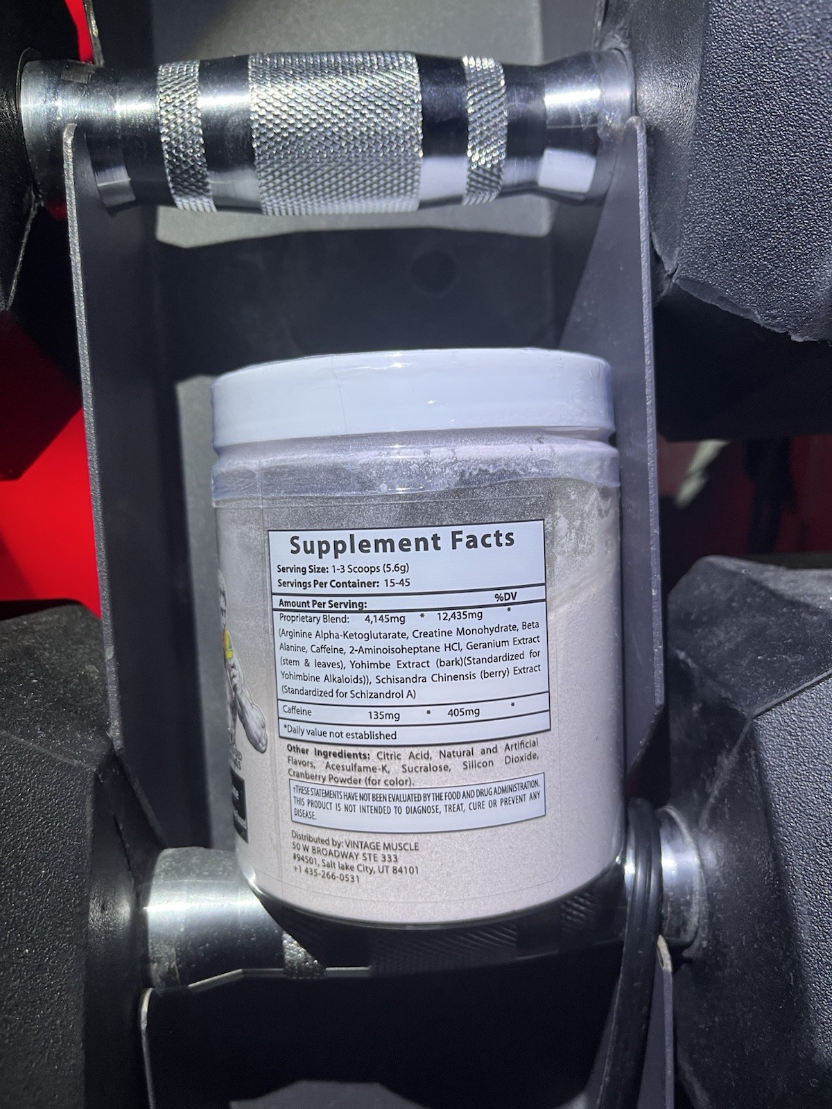 Vintag3D Ultimate Pre-Workout Matrix W/Geranium By Vintage Muscle💪🏛️🧪💥🍧