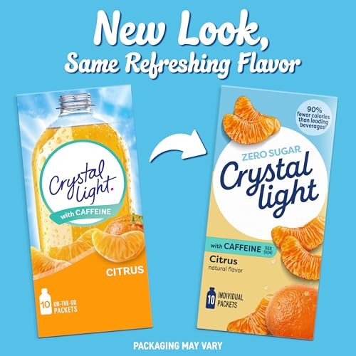 Sugar-Free Energy On-The-Go Powdered Drink Mix 10 0.9 Ounce (Pack of 1) Citrus