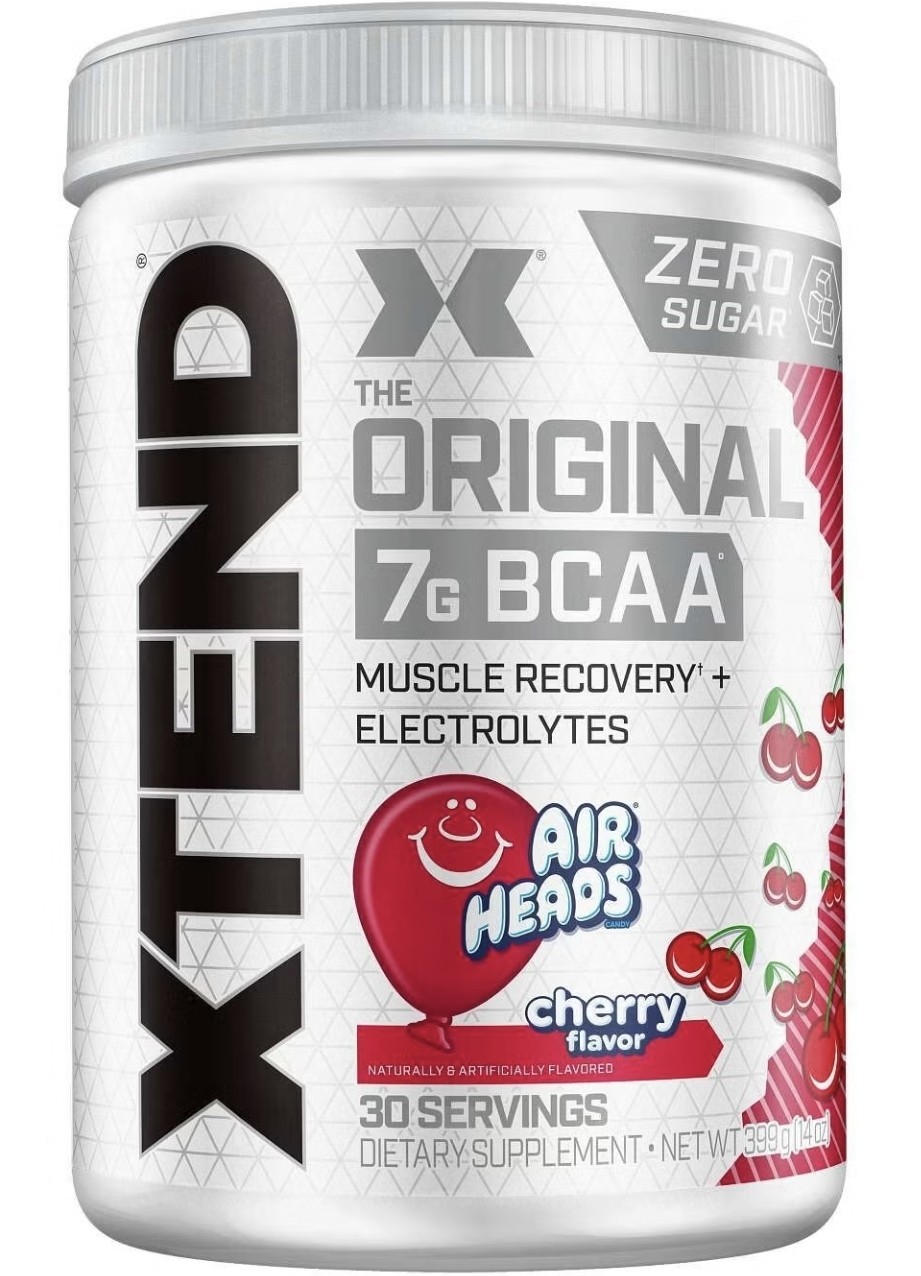 Xtend 7G BCAA AIR HEADS CHERRY Sugar-Free POWDER MUSCLE RECOVERY Exp 7/26 SEALED