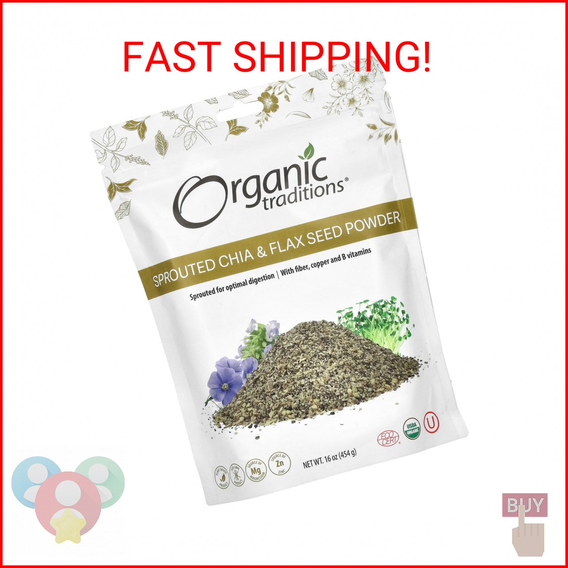Organic Sprouted Chia & Flax Seed Powder