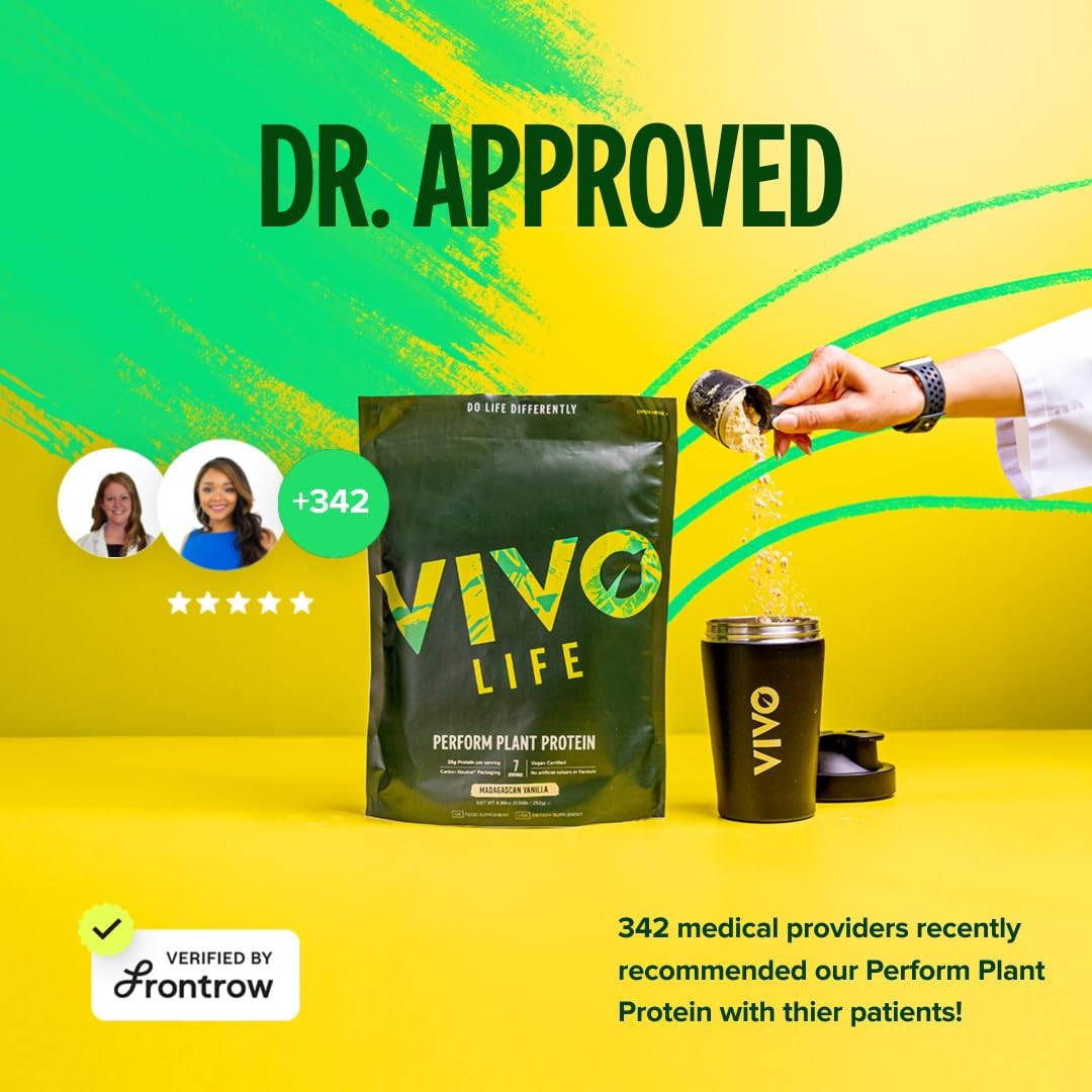 Perform Plant Protein Powder | 25g Protein with 6g BCAAs, Iron, Zinc, Turmeri…