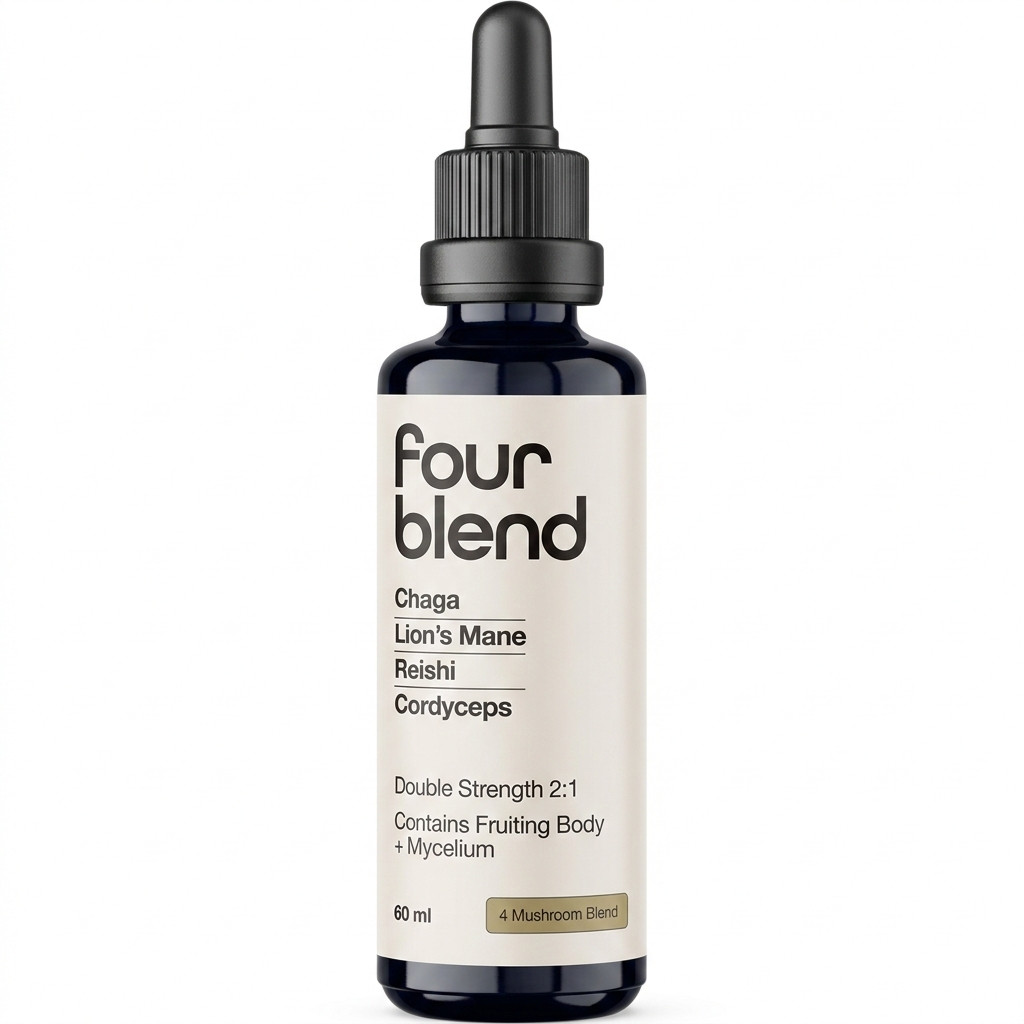 New Switch Nutrition Four Blend Double Strength 2:1 Mushroom Liquid Extract 60ml